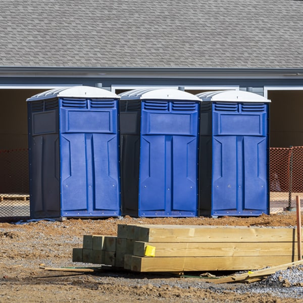 can i customize the exterior of the porta potties with my event logo or branding in Storm Lake IA